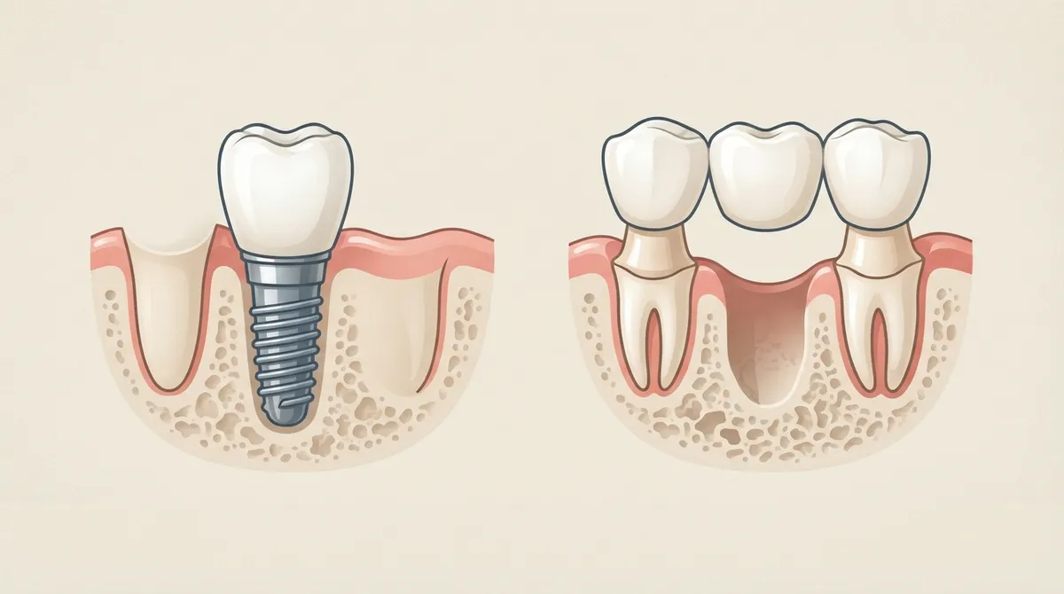 dental implants vs bridges