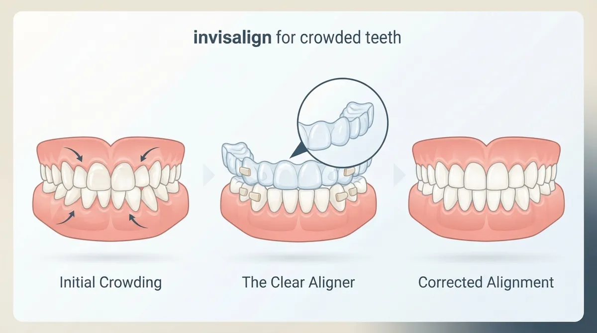 invisalign for crowded teeth