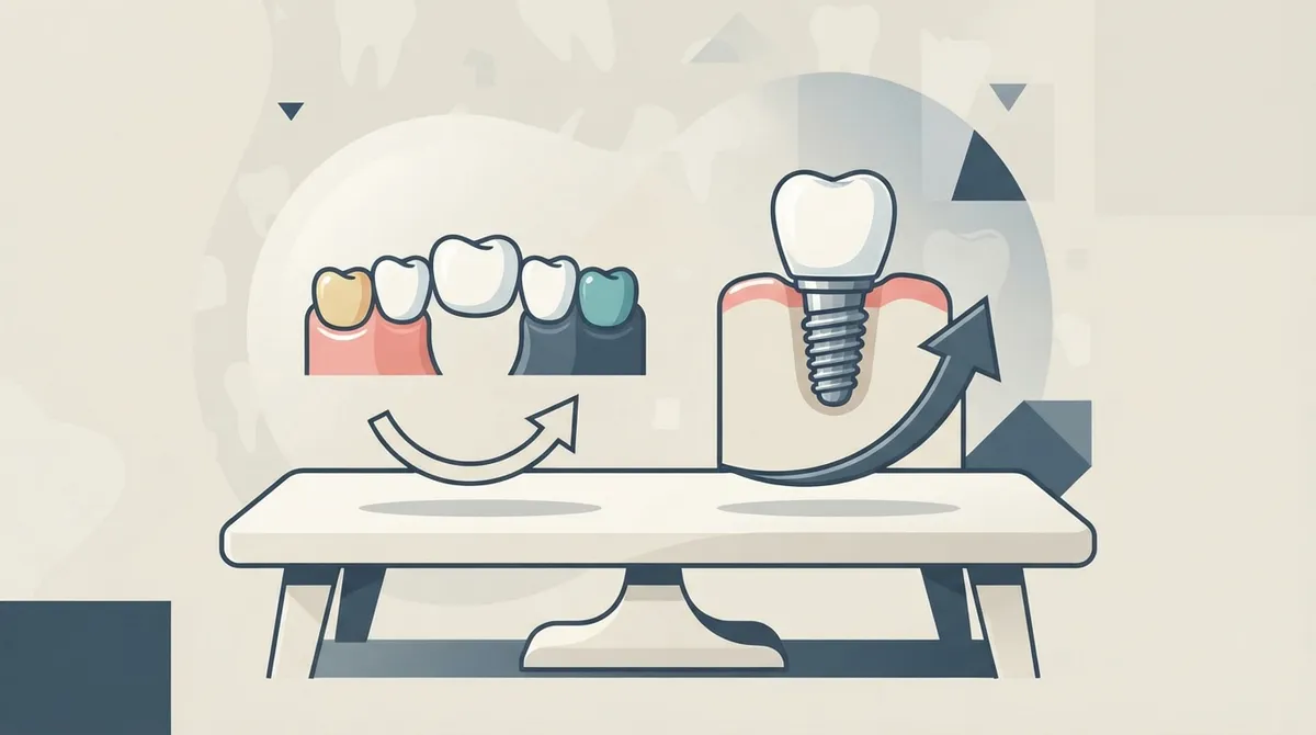 is a bridge cheaper than an implant