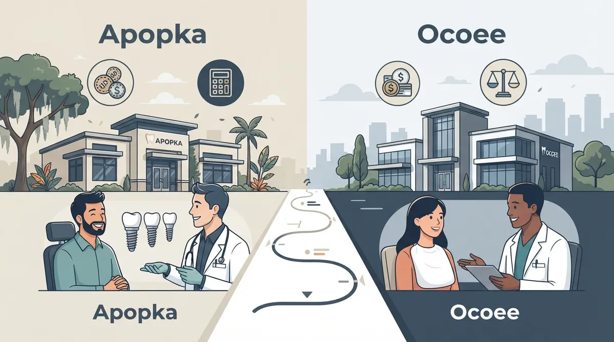 Apopka Implant Providers vs. Ocoee: Who Fits Your Budget? who does dental implants with financing in apopka