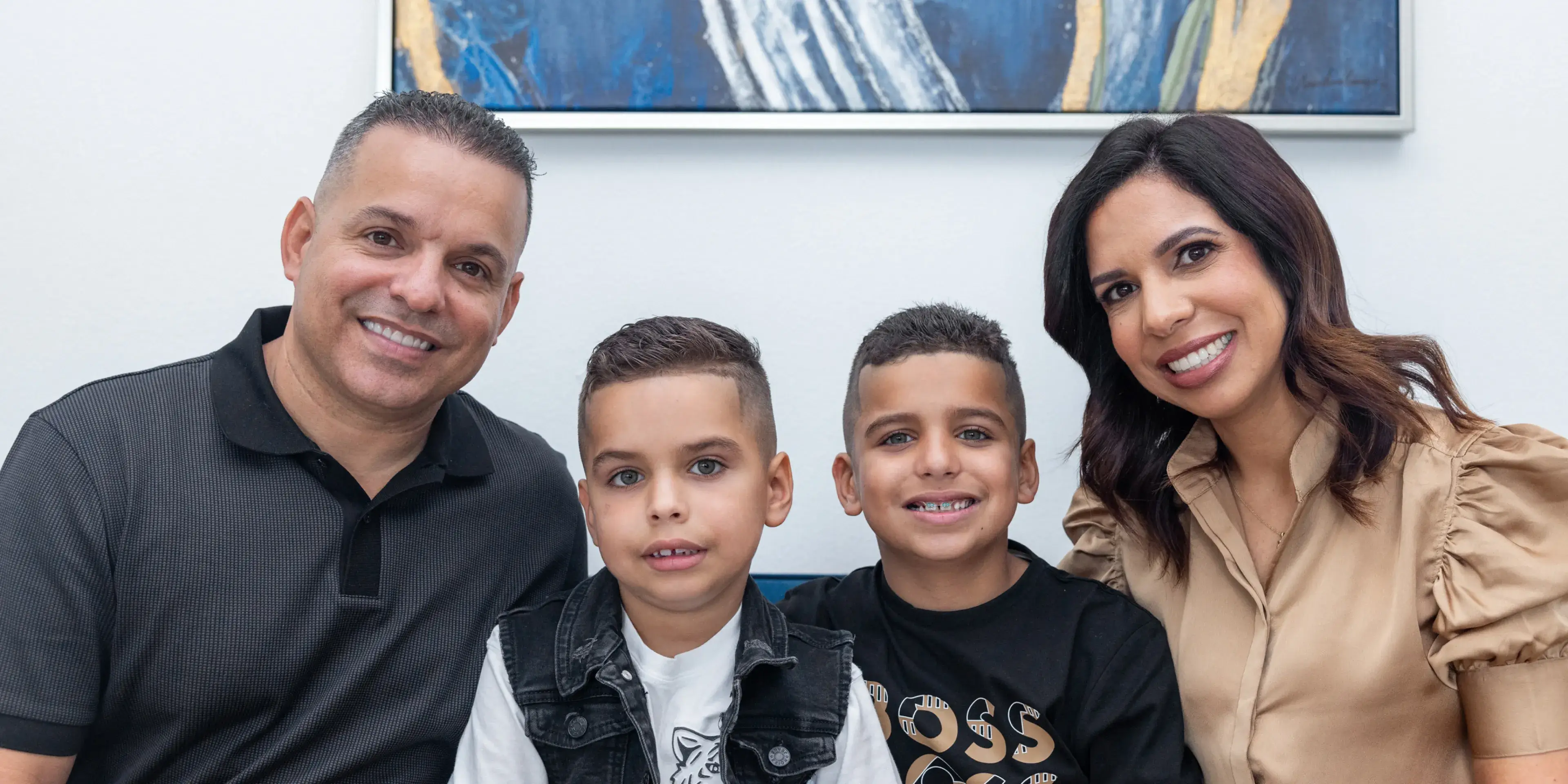 Dr. Lopez with her family